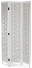 Fehér Tömörfa Paraván. EF-L186 WT