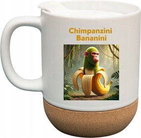 Bögre Fehér Parafa Viral Italian Brainrot Mem Tiktok Chimpanzini Bananini