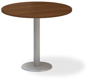 ProOffice tárgyalóasztal, átmérő 90 cm, dió