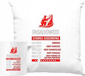 Bögre Szett Homlokzati párna Vita nélkül Ajándék ötlet