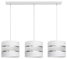 Csillár zsinóron HELEN 3xE27/15W/230V fehér