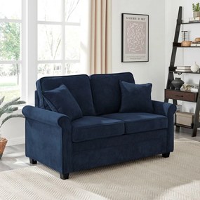 Kétüléses kanapé ASB-4170 BLUE2, manžestr, kék
