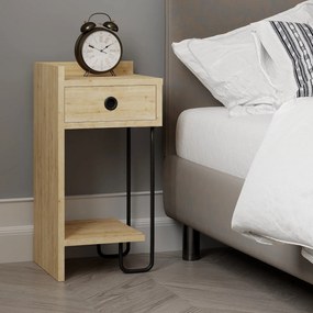 Éjjeliszekrény Sirius Left - Oak v2