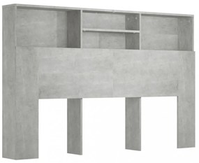 betonszürke áthidaló szekrény 160 x 19 x 103,5 cm