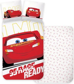 Disney Verdák Ready gyerek, ovis ágyneműhuzat 100×135 cm, 40×60 cm