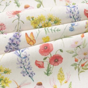 Goldea ovális dekoratív terítő valencia - virágzó mező 140 x 200 cm