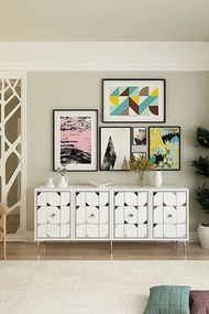 Moka 180 - White, Silver