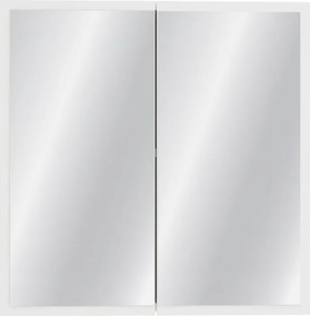 Teno tükrös fali fürdőszobai szekrény, Fehér, 60 x 13 x 60 cm