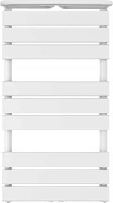 Fürdőszobai létraradiátor Mila 900x500 fehér, fűtőpolccal