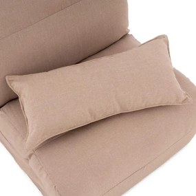 GARTHEN Kényelmes összecsukható szék 220 x 60 x 14 cm bézs