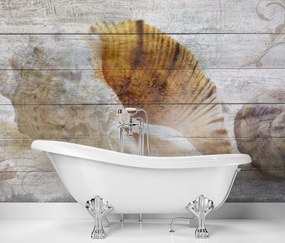 Gario Fotótapéta Kagylók vintage stílusban Anyag: Vlies, Méret: 150 x 105 cm