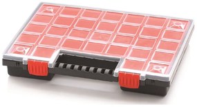 Kistenberg Műanyag szervező 21 piros doboz NORB 399x303x50