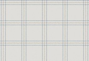 Parato Cristiana Masi Top Stripes Tissue kék-szürke kockás vlies tapéta – 38415