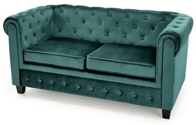 Eriksen kanapé, kétüléses, zöld