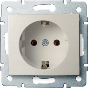 Kanlux Logi krém Schuko szimpla aljzat