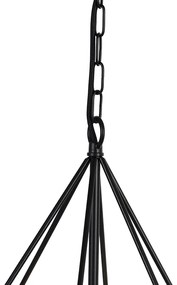 Skandináv függőlámpa fekete - Karkass