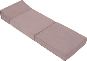 Összecsukható matrac/fotel, 2 az 1-ben, rózsaszín, MALEN