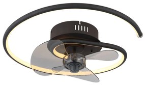 Globo Koren 03660 távirányítós mennyezeti ventilátoros lámpa, 30W LED, 2700K-6500K, 105-1660 lm