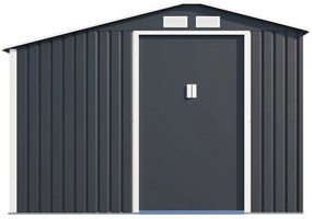 Furnigo Kerti házikó 278x127x195 cm - sötétszürke