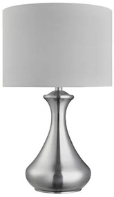 Searchlight EU2750SS - Asztali lámpa TOUCH 1xE14/40W/230V