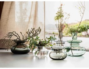 Zöld üveg váza Inu - Zone