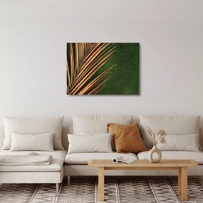 Kép levéllel (üvegen) (70x50 cm)