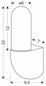 Kültéri fali lámpa GYNURA 1xGU10/35W/230V IP65 fekete