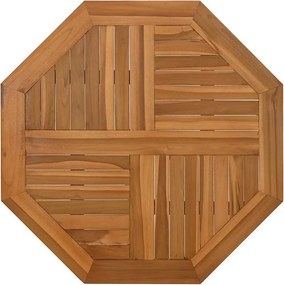 vidaXL tömör tíkfa nyolcszögletű asztallap 60 x 60 x 2,5 cm