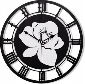 Dekoratív Falióra,trópusi Stílus,orchidea