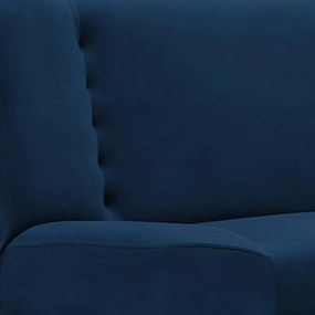 Wersalka Rozkładana PIANO Granatowa Welurowa