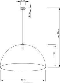 Sigma Lighting SFERA 30145 Függőlámpa 1x60W/E27