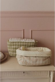 Világoszöld textil játéktároló kosár 30x20x20 cm Swan Matcha – Lorena Canals