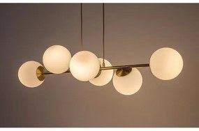 Rabalux 72249 - Csillár zsinóron KIARA 6xE27/35W/230V arany