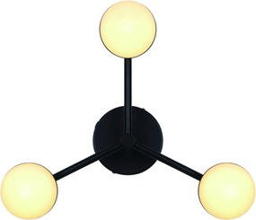 Nordlux modern mennyezeti lámpa contina fekete nor2512096003