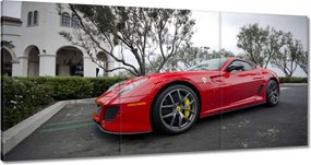 Vászonkép 180x90 Piros autó Ferrari