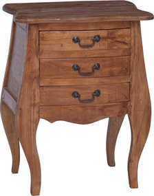 vidaXL Tárolódoboz 48 x 35 x 64 cm Tömör Mahagóni Fa