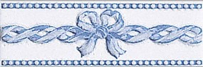 Fineza Ricordi Bordűr bleu 7x20 cm fényes RICLIFIA