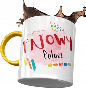 Sárga Dohányzó Bögre Cool Dohányzó Ajándék Nyomtatott Fotóval