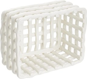 CRAFT kerámia kosár, krémszín 20x16cm