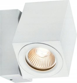 Paulmann Led fali lámpa Cube 9W IP44, fehér, 2700K, forgatható