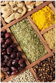 Poszterek 60x90 Fűszerek dobozban