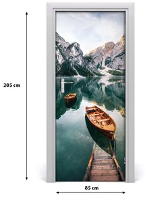 Poszter tapéta ajtóra A csónak a tavon 75x205 cm