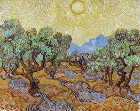 Reprodukció Olive Trees (1889), Vincent van Gogh