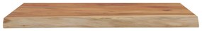 tömör akácfa téglalap alakú fali polc 40 x 30 x 3,8 cm
