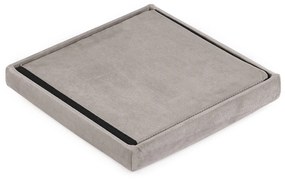Bézs összecsukható taburet CUBEXO VELVET M
