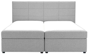 Franciaágy Boxspring 180 cm Revenant (világosszürke) (ágyráccsal és matraccal) (tárolóhellyel). 1098563