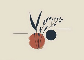 Poszter 18x13cm Botanikus szín