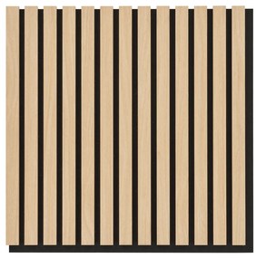 Akusztikus panel, fa furnér, natúr, tölgy hatású 52x52x2,2 cm