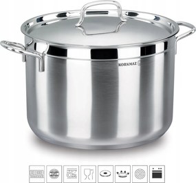 Alfa extra mély rozsdamentes acél edény 14l