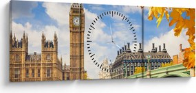 Kép - Big Ben, London (órával) (90x30 cm)